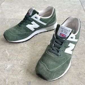 NEW BALANCE 576 Made in England Limited Edition Sneakers in Green